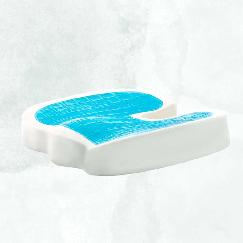 Coussin de siège en gel en mousse à mémoire de forme à rebond lent en forme de U