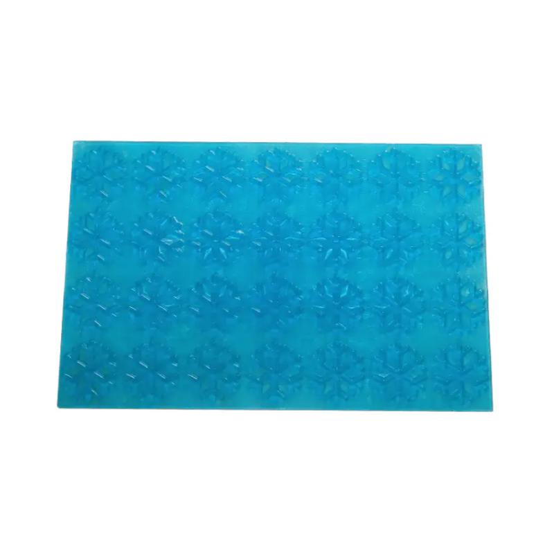 Coussinets de gel rafraîchissant en forme de flocon de neige pour oreiller