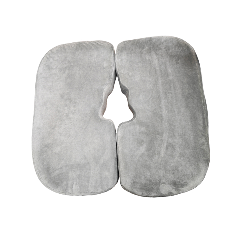 Coussin de siège avec mousse à mémoire de forme orthopédique pour coccyx pour le soutien