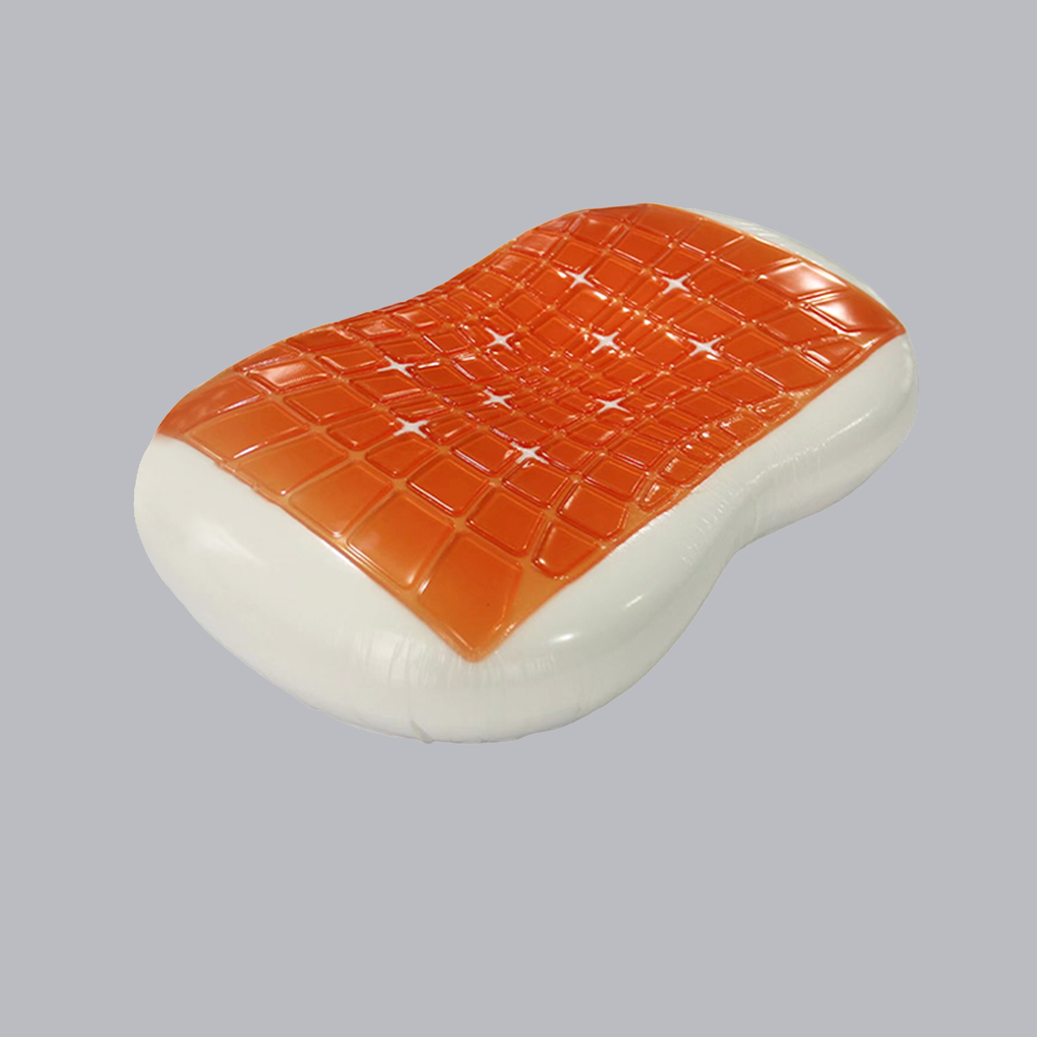 Oreiller cervical pour ventre de chat avec couche de gel rafraîchissant à couverture complète