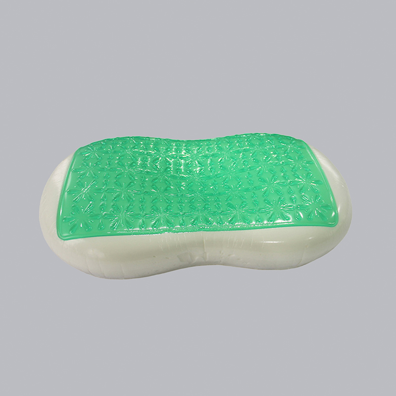 Oreiller de ventre de chat en gel rafraîchissant avec motif flocon de neige